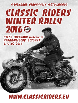 Classic Riders Winter Rally 2016